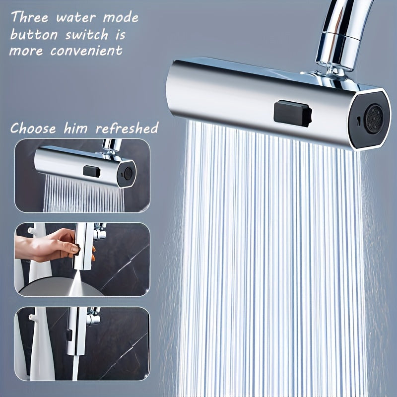 Three-Mode Kitchen and Bathroom Sink Tap Replacement Accessory