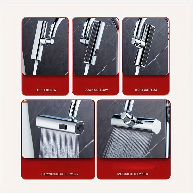 Three-Mode Kitchen and Bathroom Sink Tap Replacement Accessory