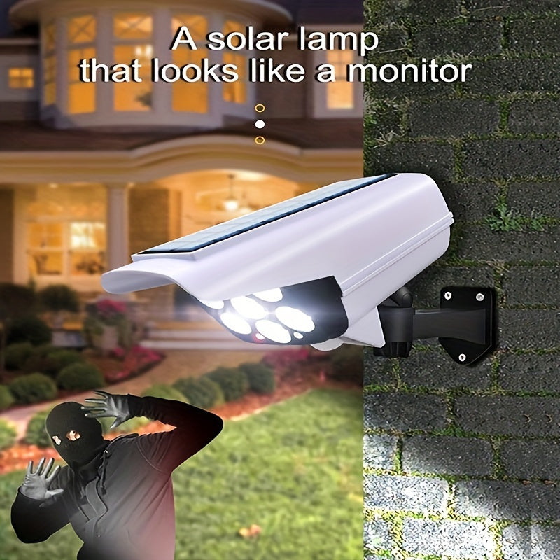 Solar-Powered LED Spotlight with Motion Sensor