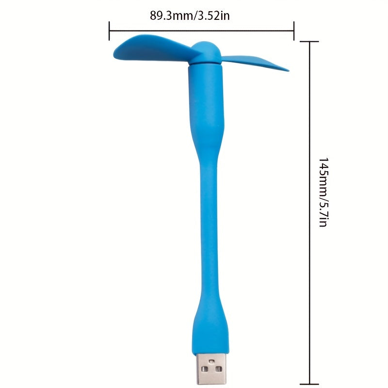 Mini USB Fan Flexible Bendable Cooling Portable Fan