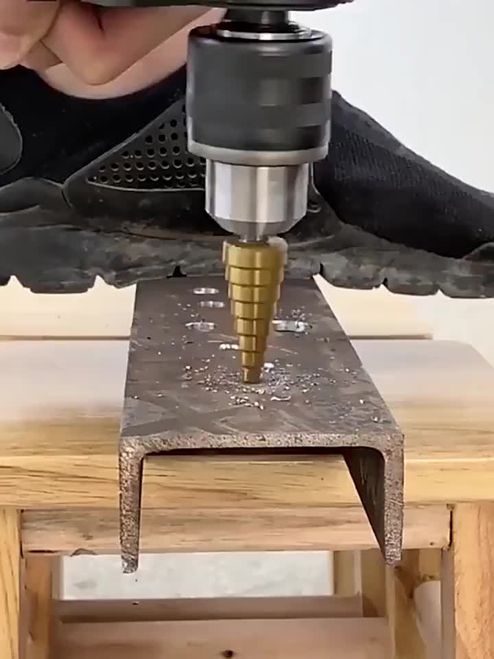 3 piece titanium coated drill