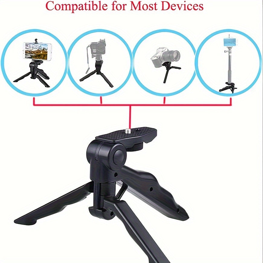 Durable 360° Rotating Anti-Shake Fixed Tripod Camera Holder