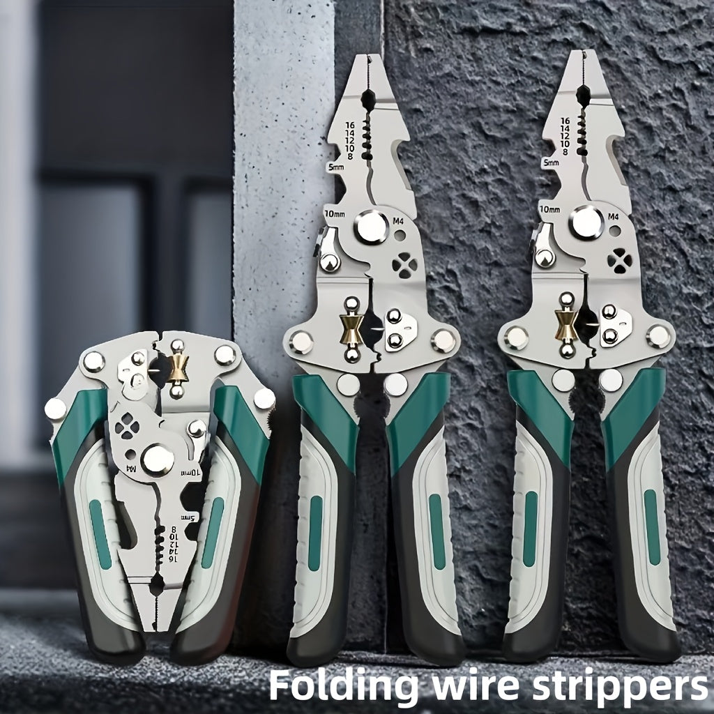 Stainless Steel Multi-Functional Wire Stripping Pliers