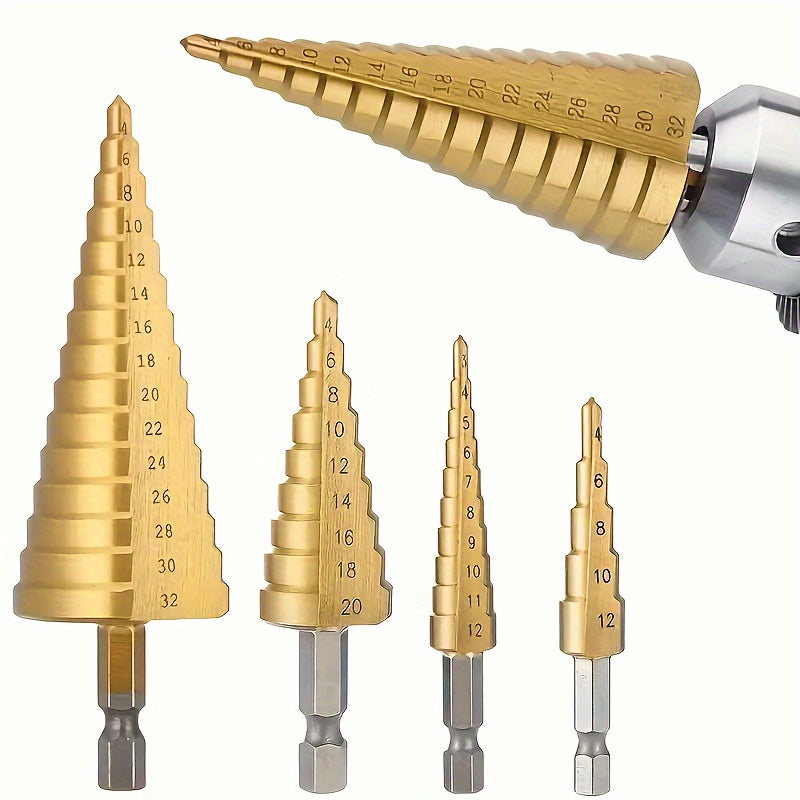 3 piece titanium coated drill