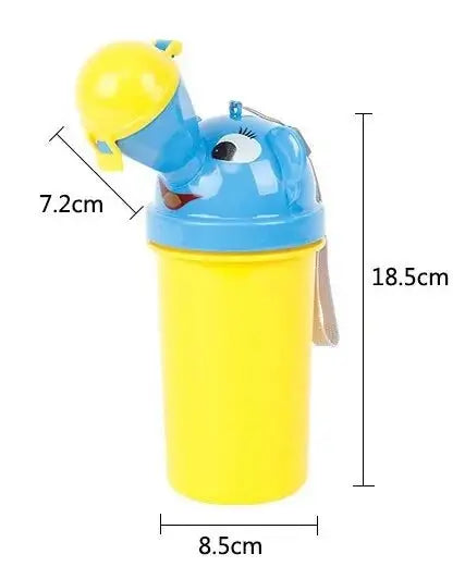 Kids wall-mounted frog potty for potty training with playful design and easy cleaning features
