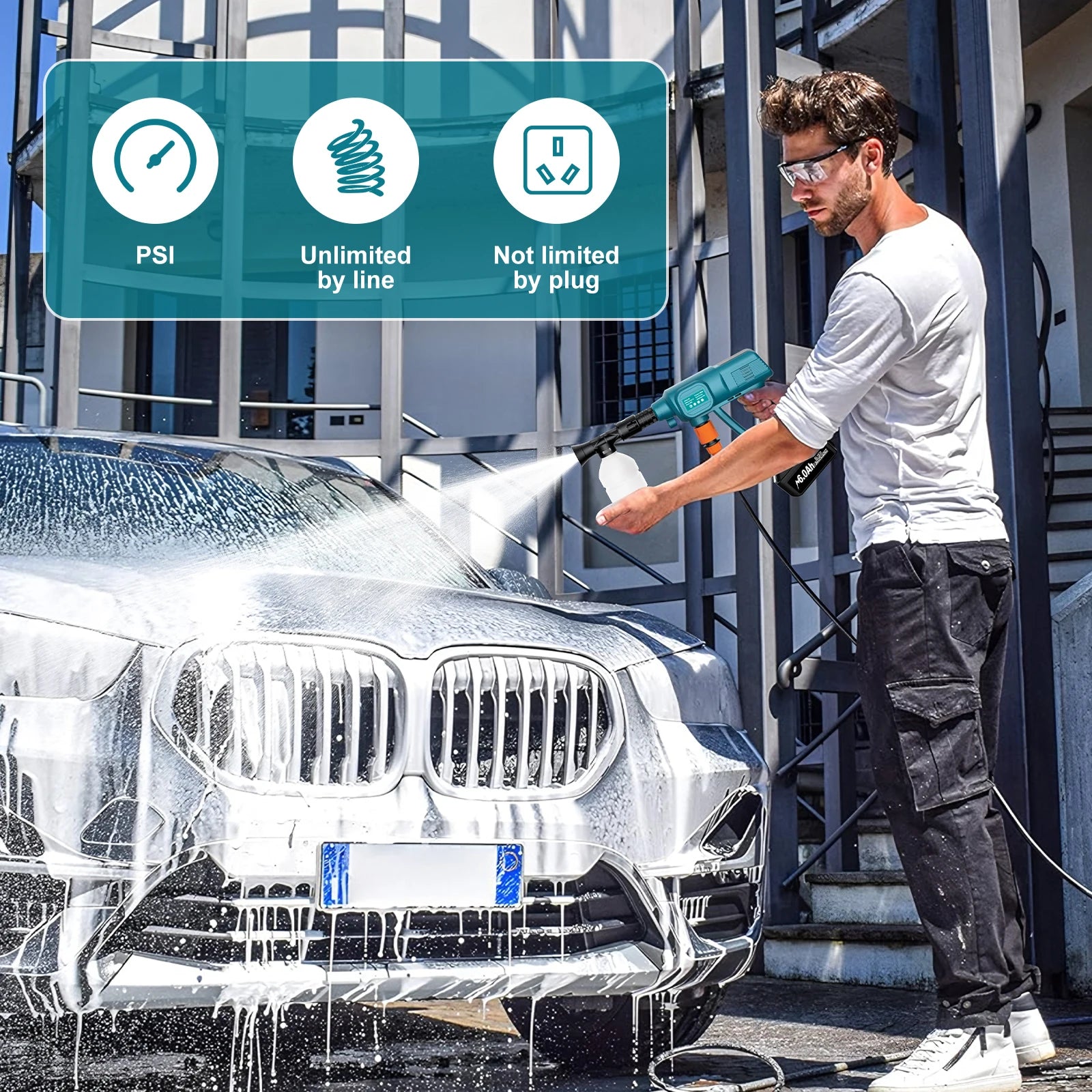 High Pressure Electric Spray Gun for Car Wash