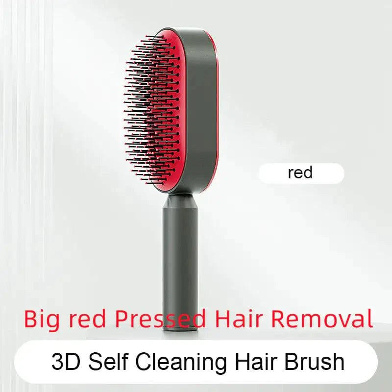 Self-Cleaning Hair Brush with Airbag Massage Scalp Comb