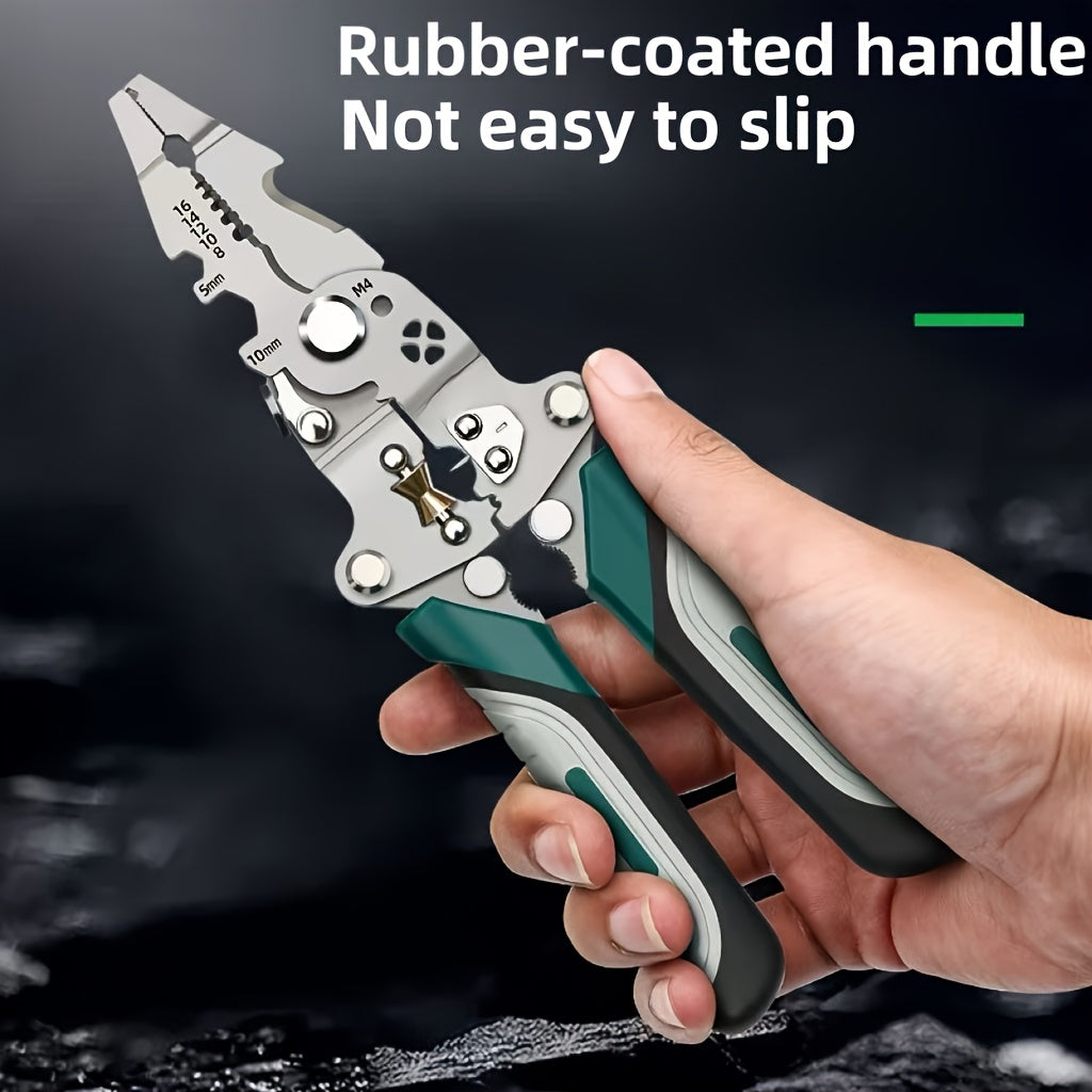 Stainless Steel Multi-Functional Wire Stripping Pliers