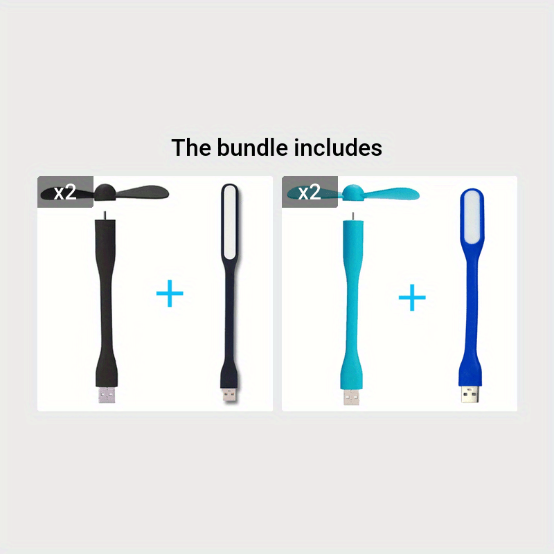 Mini USB Fan Flexible Bendable Cooling Portable Fan