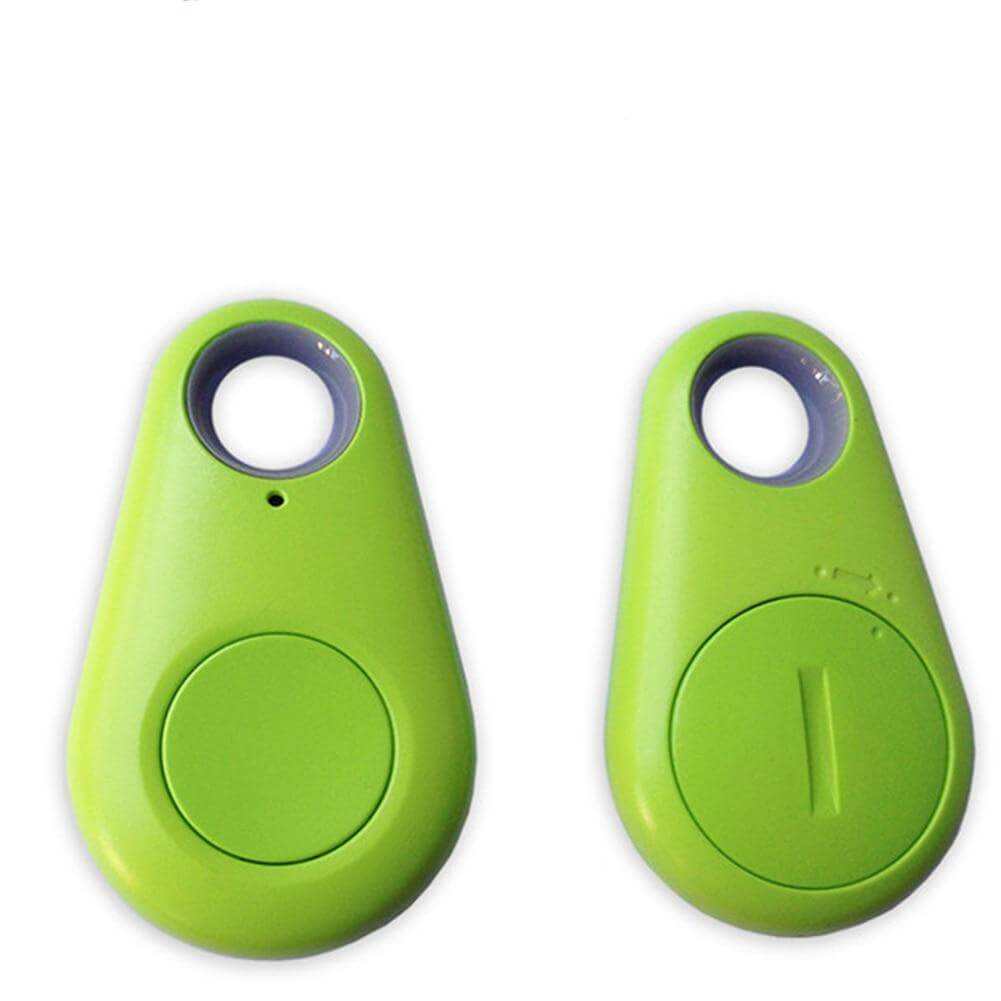 Anti-lost Smart Wireless Bluetooth Tracker in green, compact keychain design for item tracking.