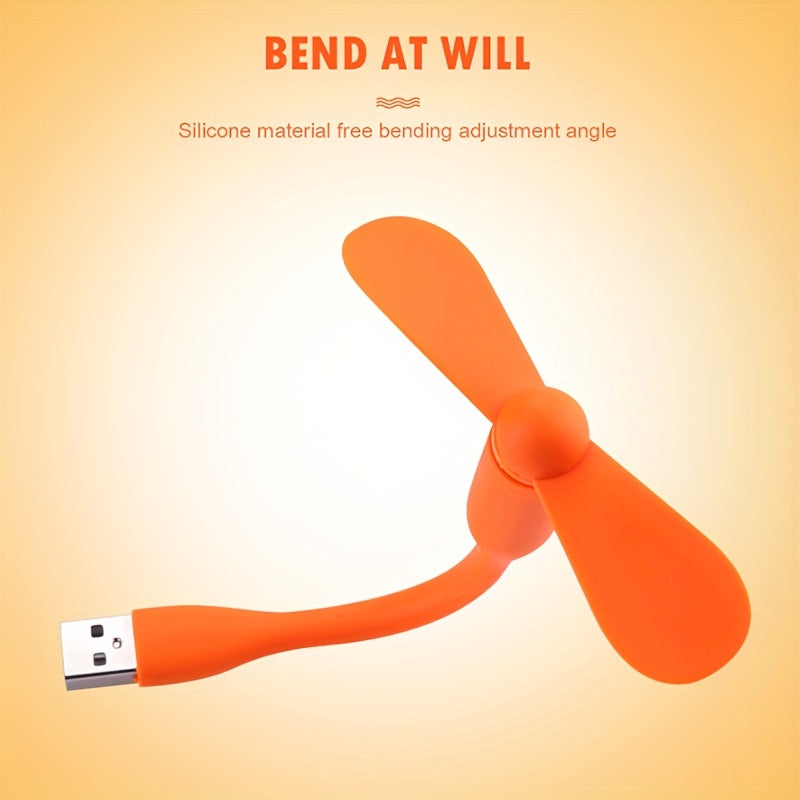 Mini USB Fan Flexible Bendable Cooling Portable Fan