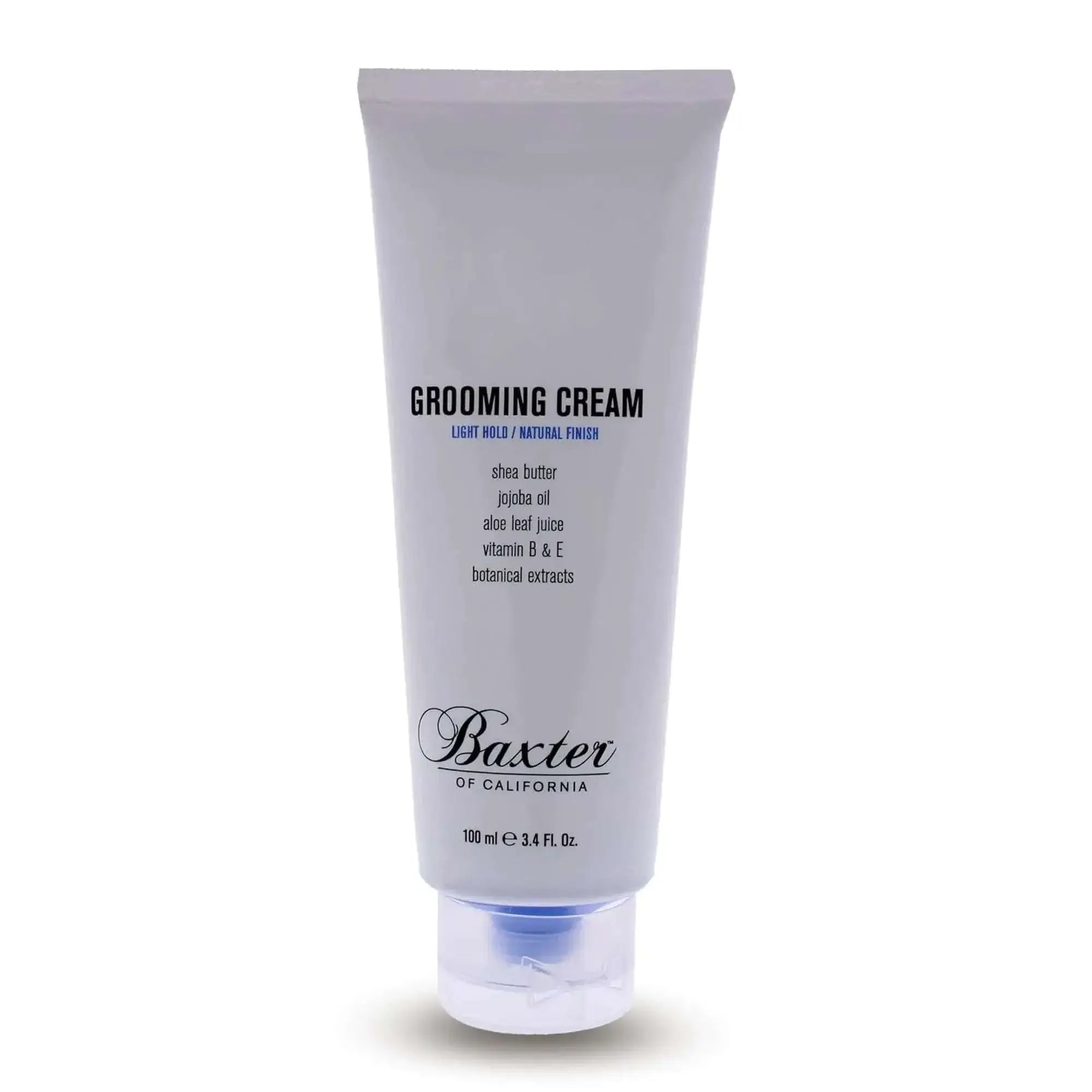 Baxter of California Grooming Cream Baxter of California Grooming Cream for Men in 3.4 oz tube, featuring light hold and natural finish.