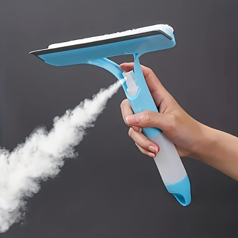 Glass Wiper With Scraper And Sprayer