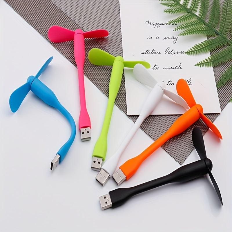Mini USB Fan Flexible Bendable Cooling Portable Fan