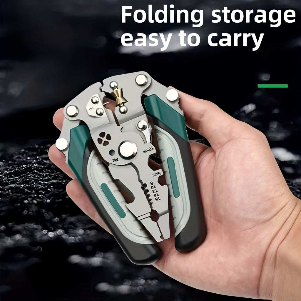 Stainless Steel Multi-Functional Wire Stripping Pliers