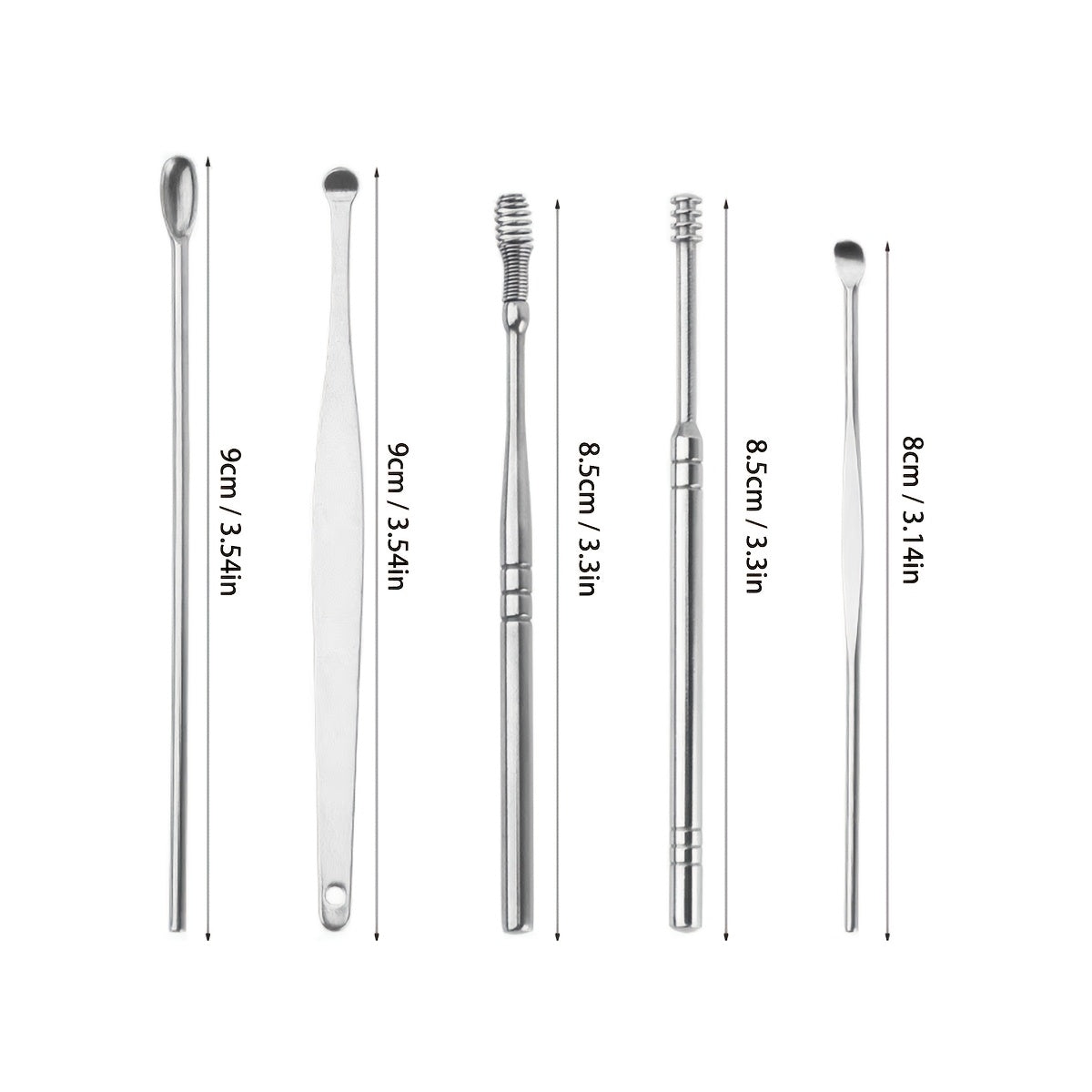 Professional Ear Cleaning Set Tools 10pcs/6pcs Stainless Steel
