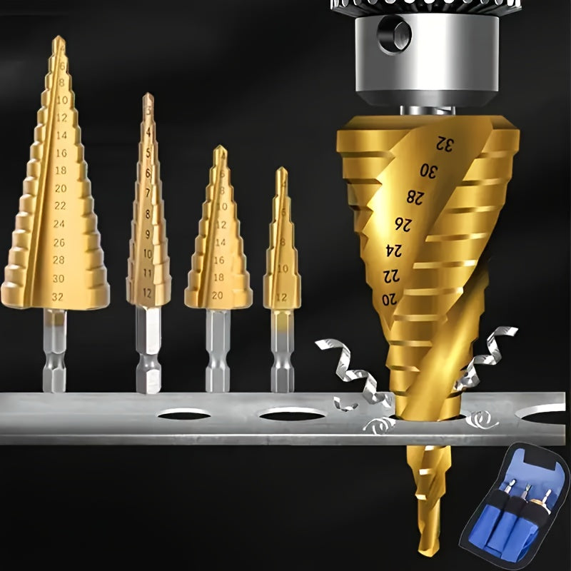 3 piece titanium coated drill