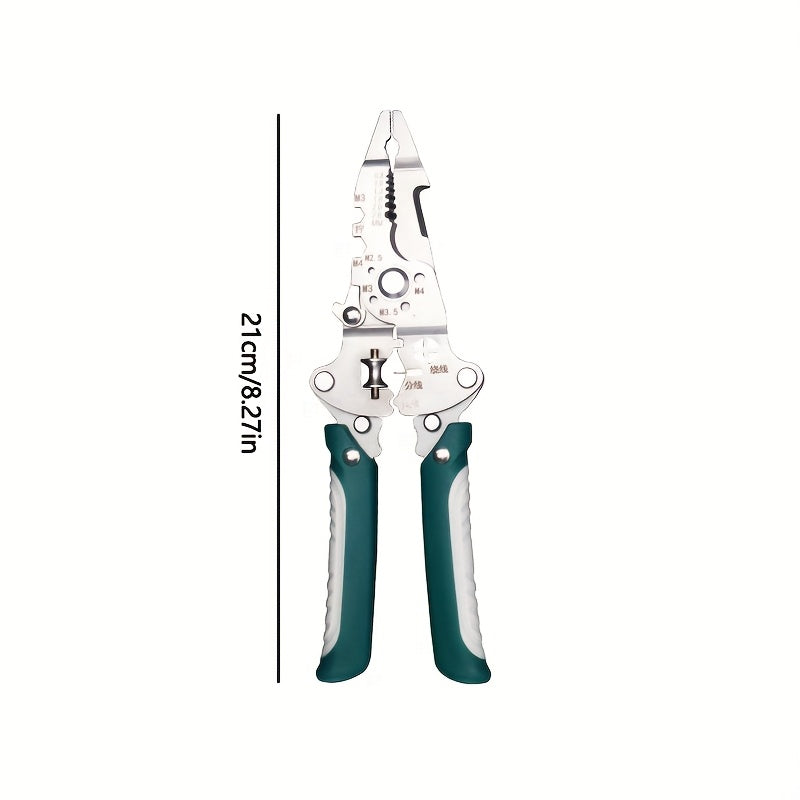 Stainless Steel Multi-Functional Wire Stripping Pliers