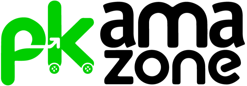 Logo featuring 'pk' in green, representing pkamazone, highlighting modern branding concepts.