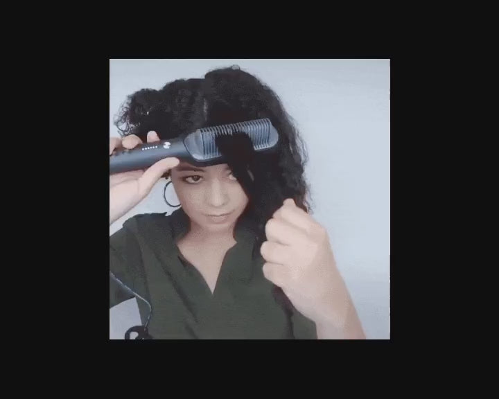 Load video: Self Cleaning Hair Brush